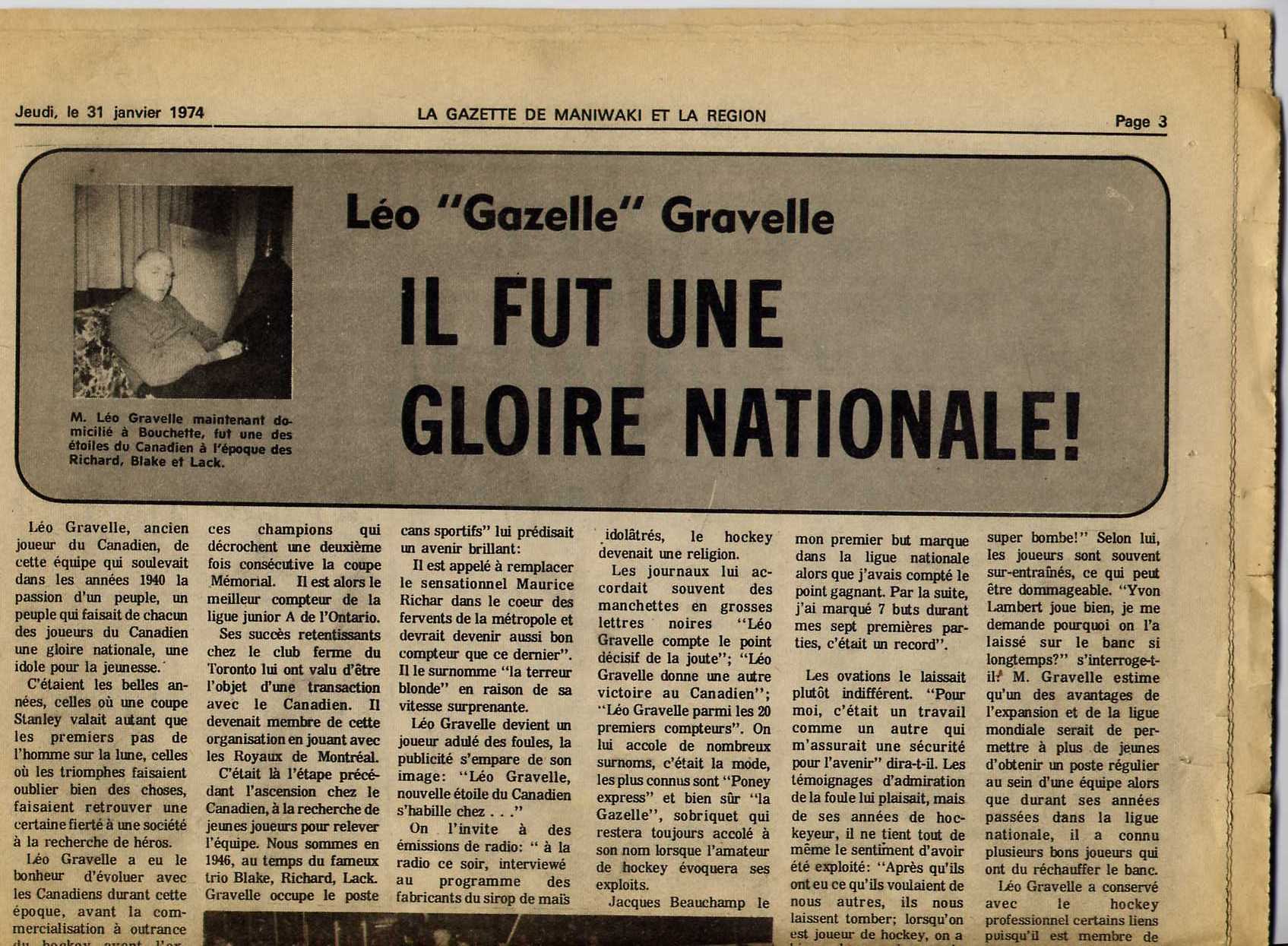 La Gazette de Maniwaki-31 janvier 1974
